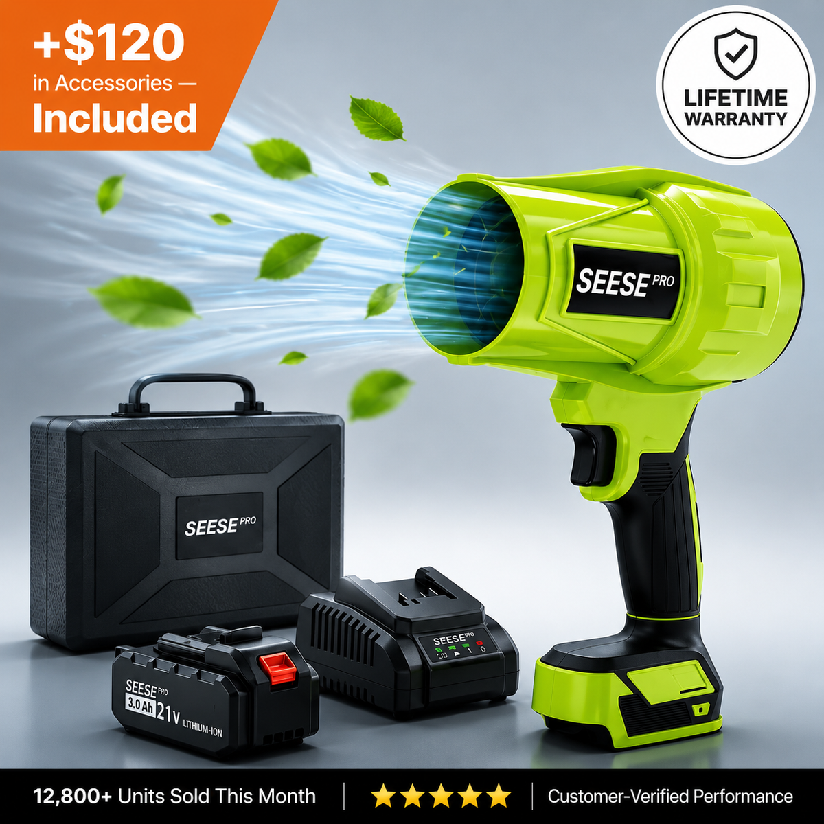 SEESE PRO™ – Blower Ultra-Light, Ultra-Powerful